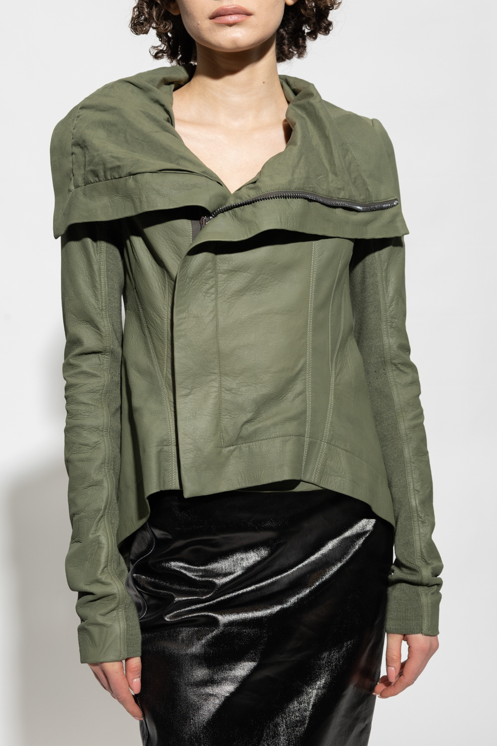 ジャケット RICK OWENS Woman Jacket Green RP01E7701LSV 15 RICK OWENS - JACKETS - Rick Owens